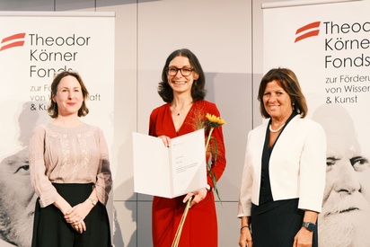 Fotos von der Urkundenübergabe der Theodor Körner Preise 2025