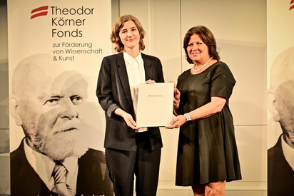 Fotos von der Urkundenübergabe der Theodor Körner Preise 2022